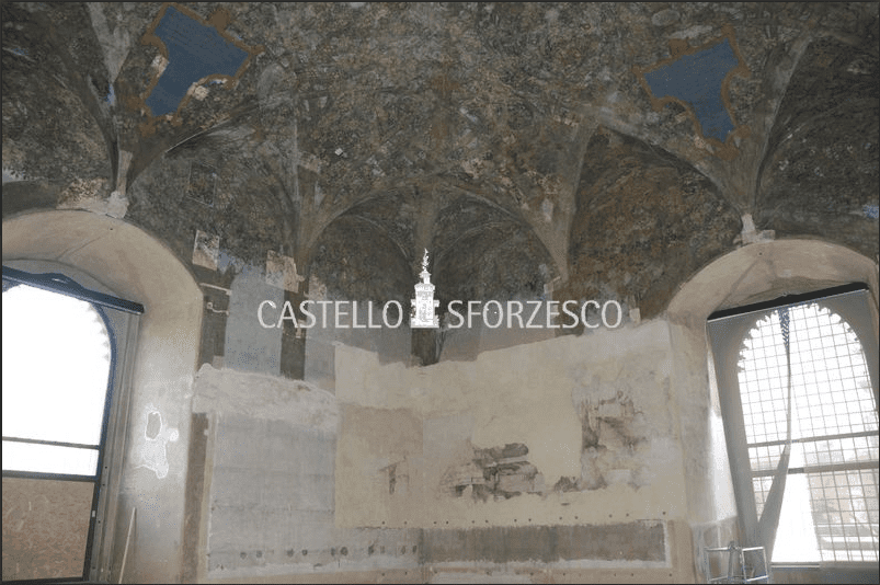 sala delle asse leonardo da vinci restauro contributi storie castello sforzesco milano