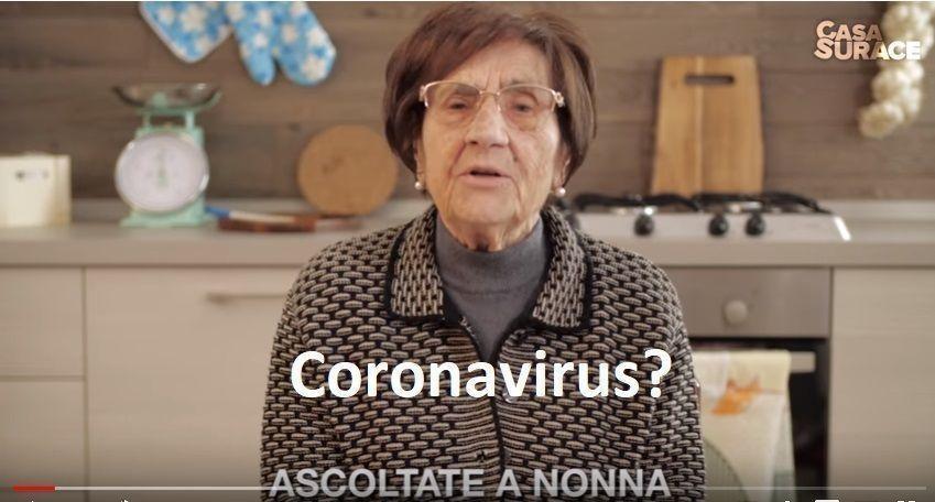 coronavirus nonna ironia