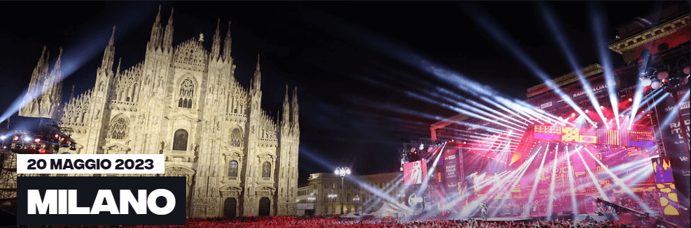 Concerto Radio Italia: gratis a Milano il 21 maggio 2022 in Piazza Duomo