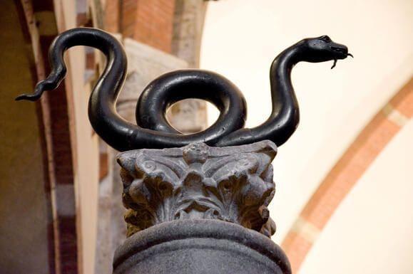 serpente basilica santambrogio milano
