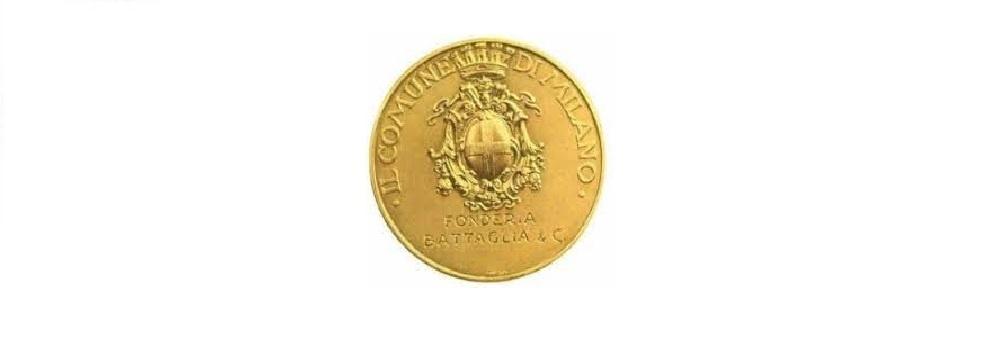 ambrogino oro moneta