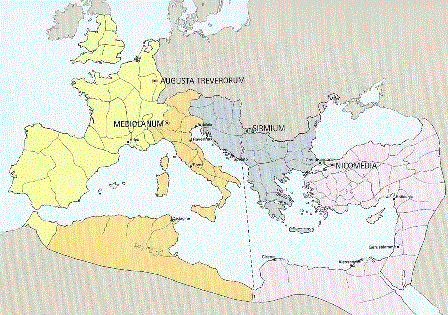 impero tetrarchico di Diocleziano