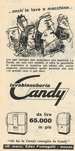 pubblicita lavabiancheria candy