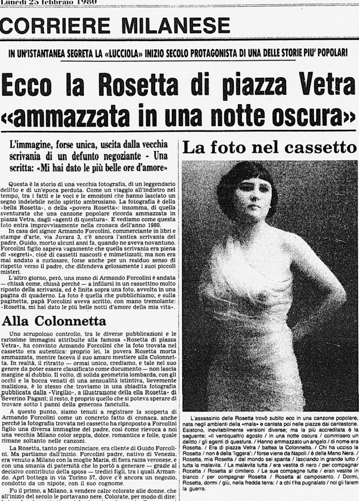 Rosetta di piazza Vetra